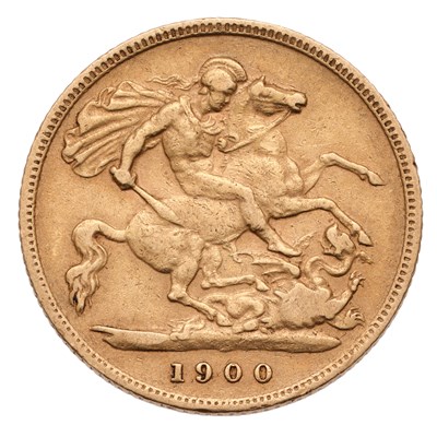 Lot 119 - Victoria, Half Sovereign 1900, (Marsh 495,...