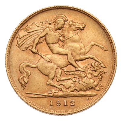 Lot 163 - George V, Half Sovereign 1912, (Marsh 527,...