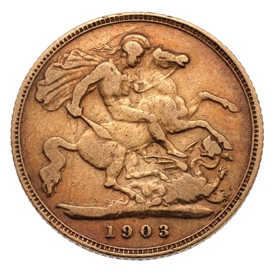 Lot 193 - Edward VII, Half Sovereign 1903; good fine