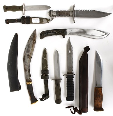 Lot 321 - Seven Edged Weapons, comprising a West German...