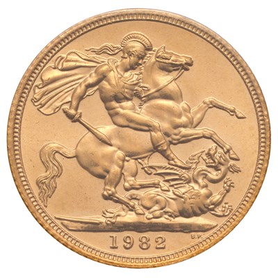 Lot 193 - Elizabeth II, Sovereign 1982, (Marsh 313,...