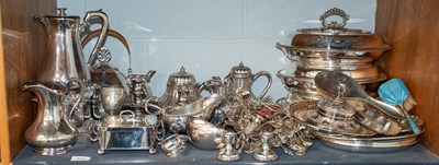 Lot 182 - A Collection of Assorted Silver and Plate, the...