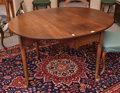 Lot 1410 - An 18th Century Mahogany Gateleg Table, the...