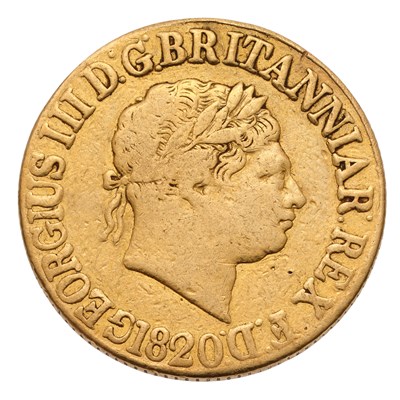 Lot 11 - George III, Sovereign 1820, open 2, (Marsh 4,...