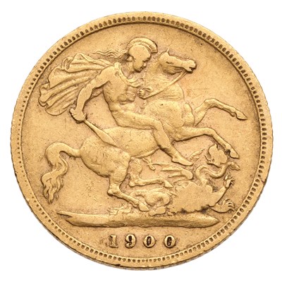 Lot 120 - Victoria, Half Sovereign 1900, (Marsh 495,...