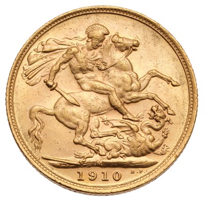 Lot 146 - Edward VII, Sovereign 1910M, Melbourne Mint,...