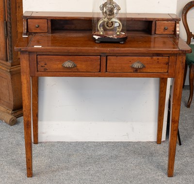 Lot 1406 - A Reproduction Desk Constructed From Reclaimed...