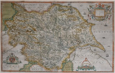 Lot 2078 - Saxton (Christopher). Eboracensis comitatus...