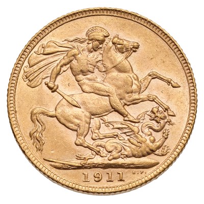 Lot 153 - George V, Sovereign 1911, (Marsh 211, S.3996),...