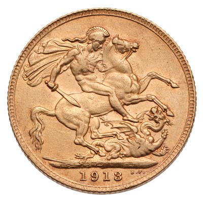 Lot 166 - George V, Sovereign 1913, (Marsh 215, S.3996),...