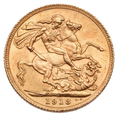Lot 167 - George V, Sovereign 1913, (Marsh 215, S.3996),...