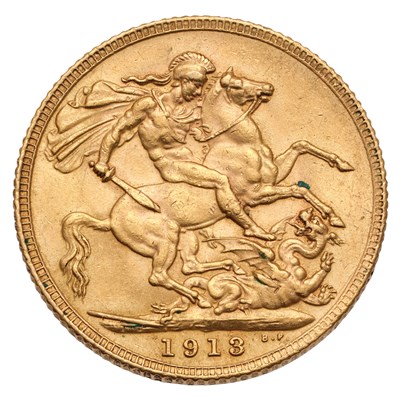 Lot 165 - George V, Sovereign 1913, (Marsh 215, S.3996),...
