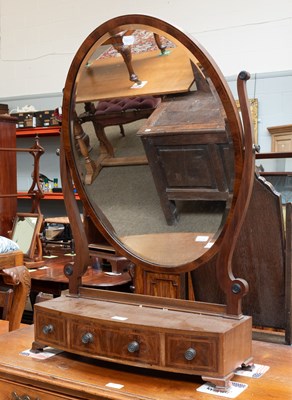 Lot 1376 - A Large 19th Century Inlaid Mahogany Dressing...