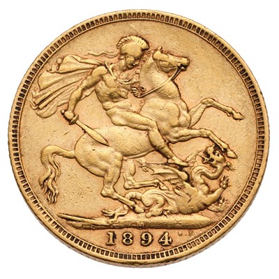Lot 101 - Victoria, Sovereign 1894M, Melbourne Mint,...