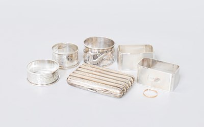 Lot 184 - A Collection of Assorted Silver, including...