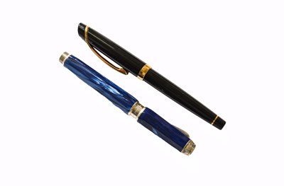 Lot 258 - A Montegrappa Fountain Pen With Blue body,...