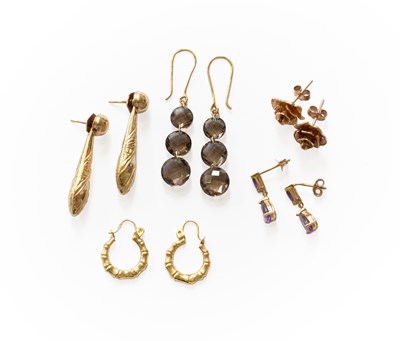 Lot 201 - A Quantity of Earrings, comprising of a pair...