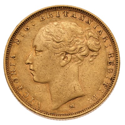 Lot 144 - Victoria, Sovereign 1882M, Melbourne Mint, no...