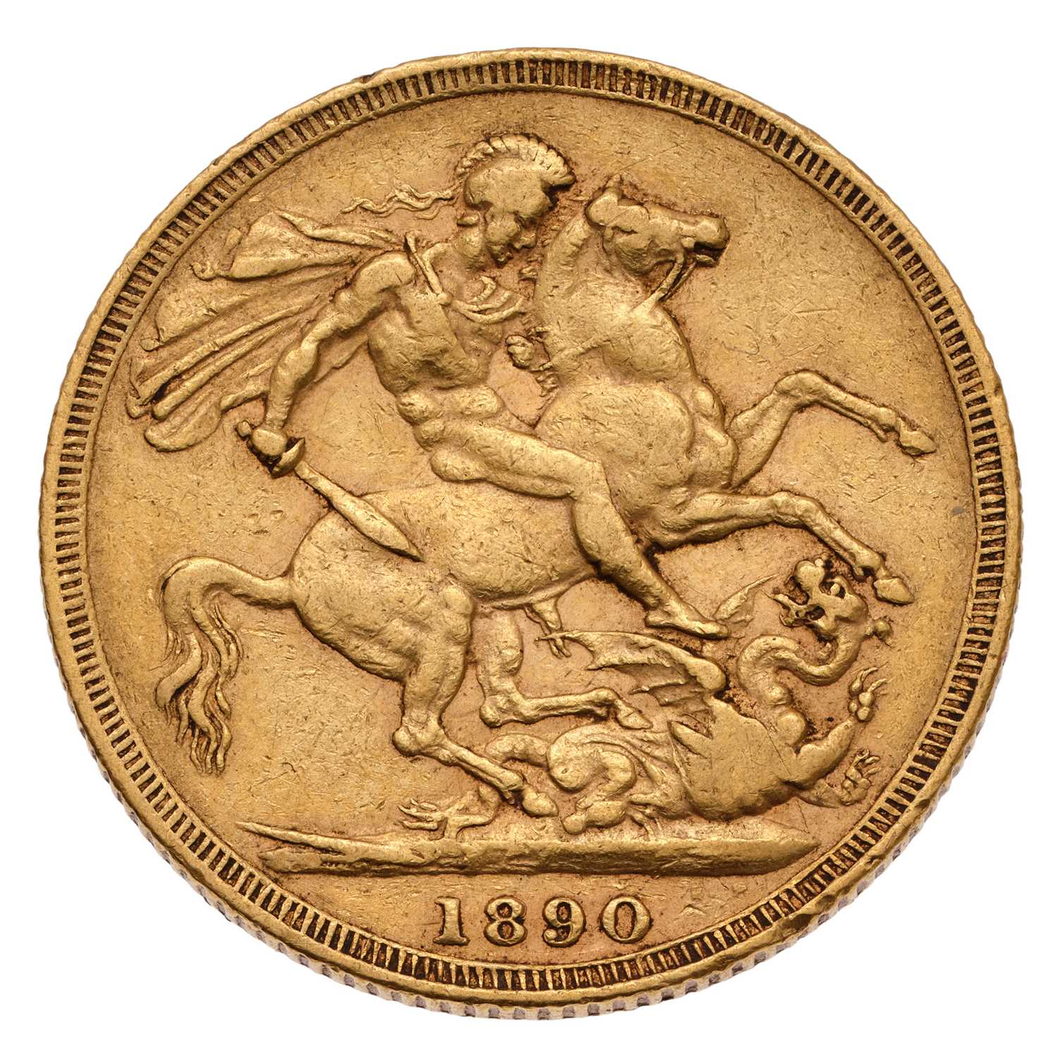 Lot 151 - Victoria, Sovereign 1890; near very fine
