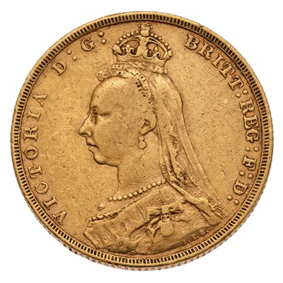 Lot 151 - Victoria, Sovereign 1890; near very fine