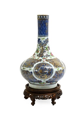 Lot 15 - A Chinese Porcelain Bottle Vase, 19th century,...