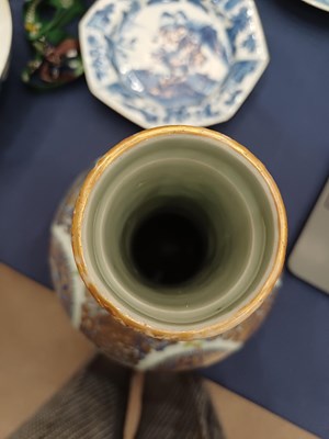 Lot 15 - A Chinese Porcelain Bottle Vase, 19th century,...