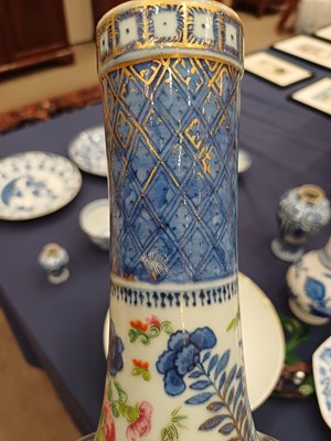 Lot 15 - A Chinese Porcelain Bottle Vase, 19th century,...