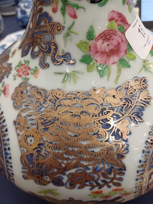 Lot 15 - A Chinese Porcelain Bottle Vase, 19th century,...