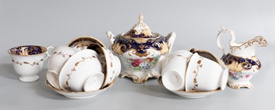 Lot 77 - An Early Victorian Porcelain Tea Service, with...