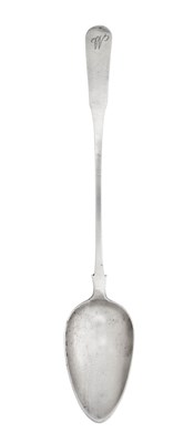 Lot A George III Provincial Silver Basting-Spoon