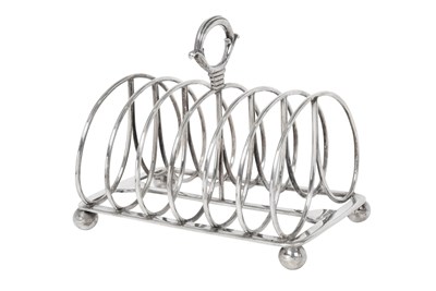 Lot A George IV Silver Toastrack
