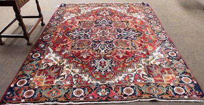 Lot 1279 - Bakhtiari Carpet, the strawberry field of...