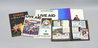 Lot 100 - Live Aid Concert Items
