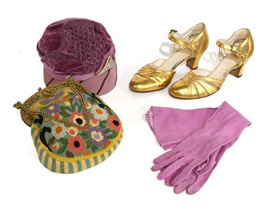 Lot 2271 - Circa 1920s Costume Accessories comprising a...