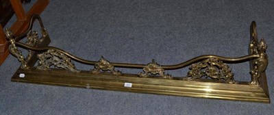 Lot 323 - Brass fender