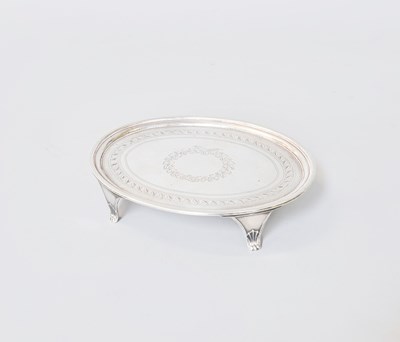 Lot 85 - A George III Silver Teapot-Stand, by Duncan...