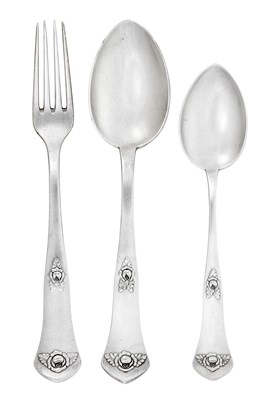 Lot A Danish Silver Table-Service