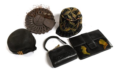 Lot Circa 1920/30s Costume Accessories comprising...