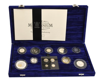 Lot 398 - The United Kingdom Millennium Silver...