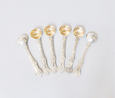 Lot 91 - A Set of Six Victorian Silver Condiment-Spoons,...