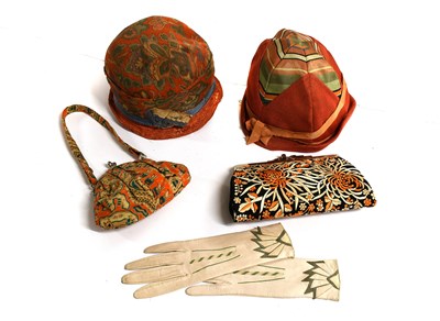 Lot Circa 1920/30s Costume Accessories comprising...