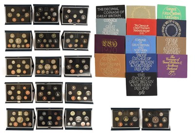 Lot 399 - 30x UK Proof Sets, to include: 1970 to 1999...