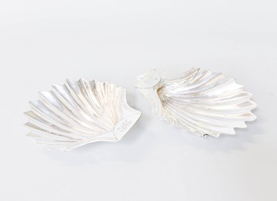 Lot 89 - Two George III Silver Butter-Shells, One by...