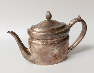 Lot 142 - A George III Silver Teapot, by John Emes,...