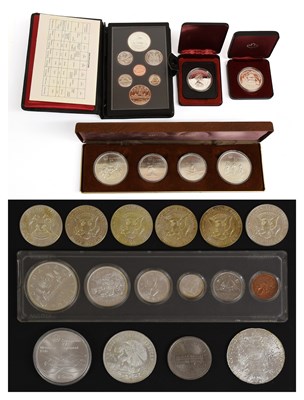 Lot 423 - Assorted Canadian and World Silver Coins, to...