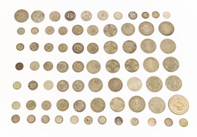 Lot 96 - Mixed UK Pre-1947 Silver Coinage, 50% Silver,...
