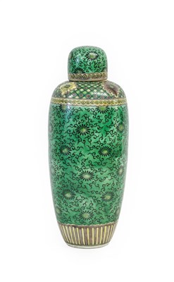 Lot 38 - A Chinese Porcelain Vase and Cover, 19th...