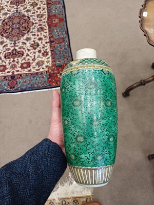 Lot 38 - A Chinese Porcelain Vase and Cover, 19th...