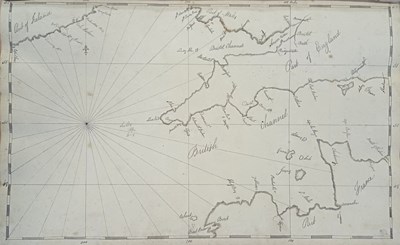 Lot 2133 - Manuscript Maritime Exercise Book. An early...