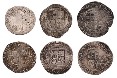Lot 25 - Assorted Charles I Shillings, 6 in total,...